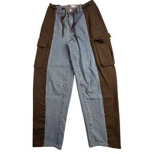 Future Collective Youth Cargo Jeans Size 0